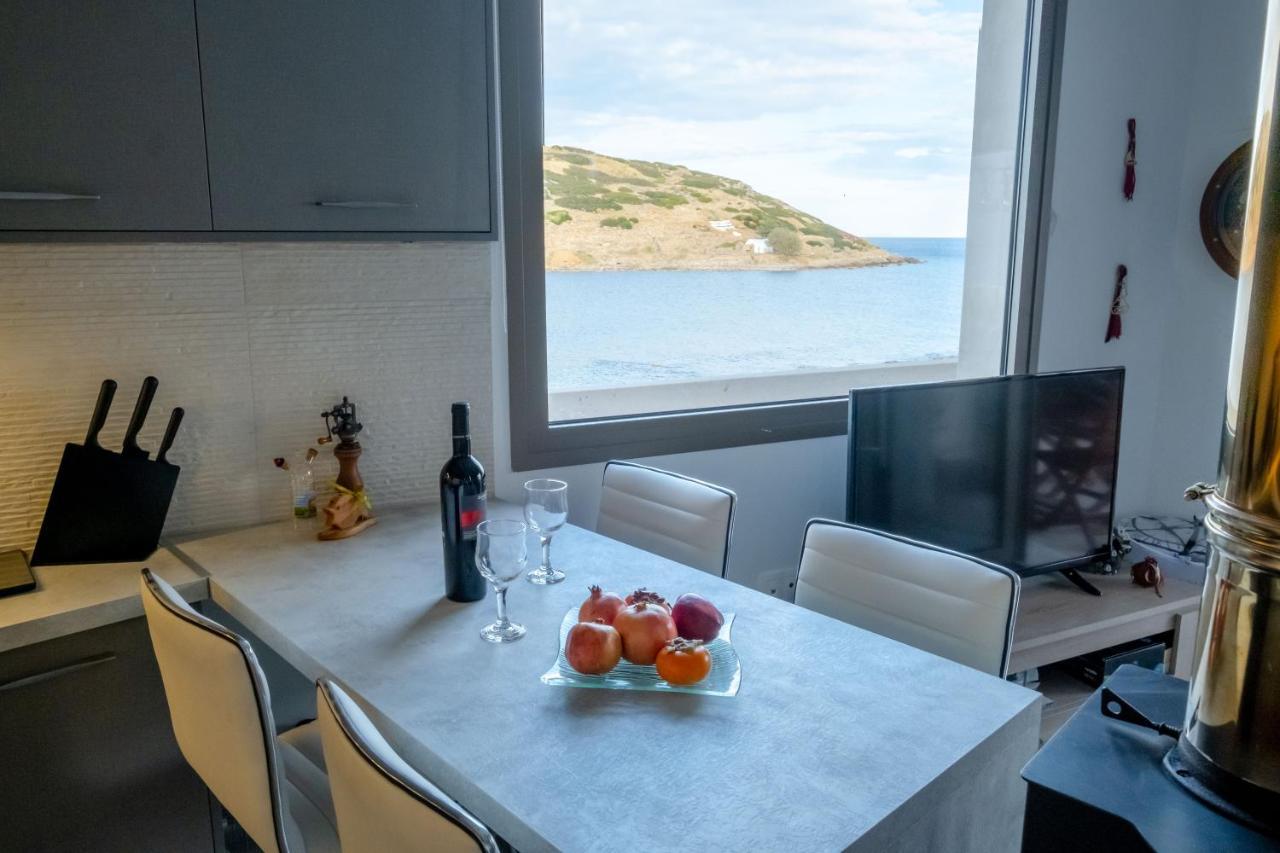 Seaside Flat With Hydromassage Apartment Mochlos Luaran gambar